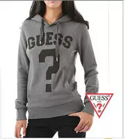 jacket hoodie guess women pas cher demande gris